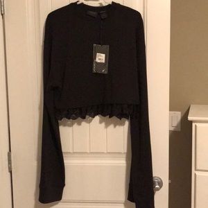 Black Puma sweatshirt sz L